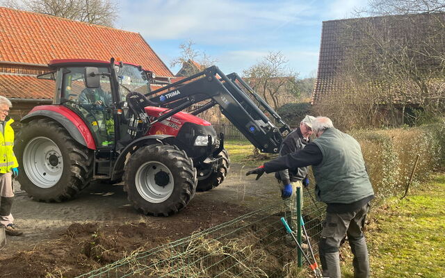 02 Hecke wird umgepflanzt