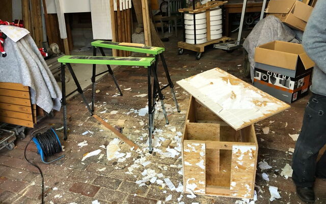 02 Nistkastenbau für Schleiereule