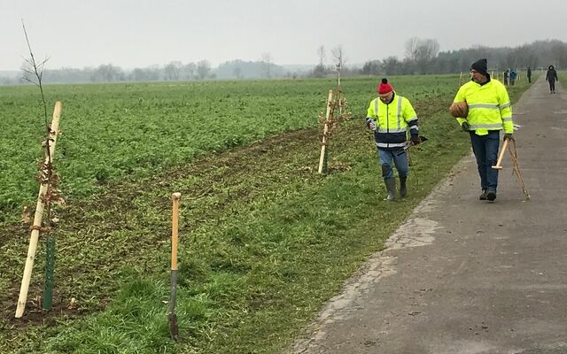 Die Arbeit ist geschafft, nur noch aufräumen