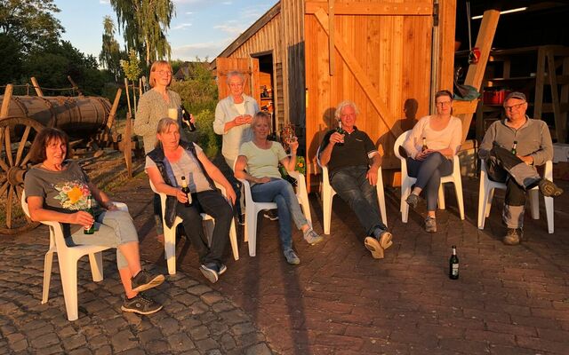 Feierabend in der Abendsonne
