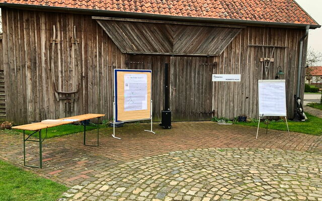 Vorbereitung für die Abschlussveranstaltung